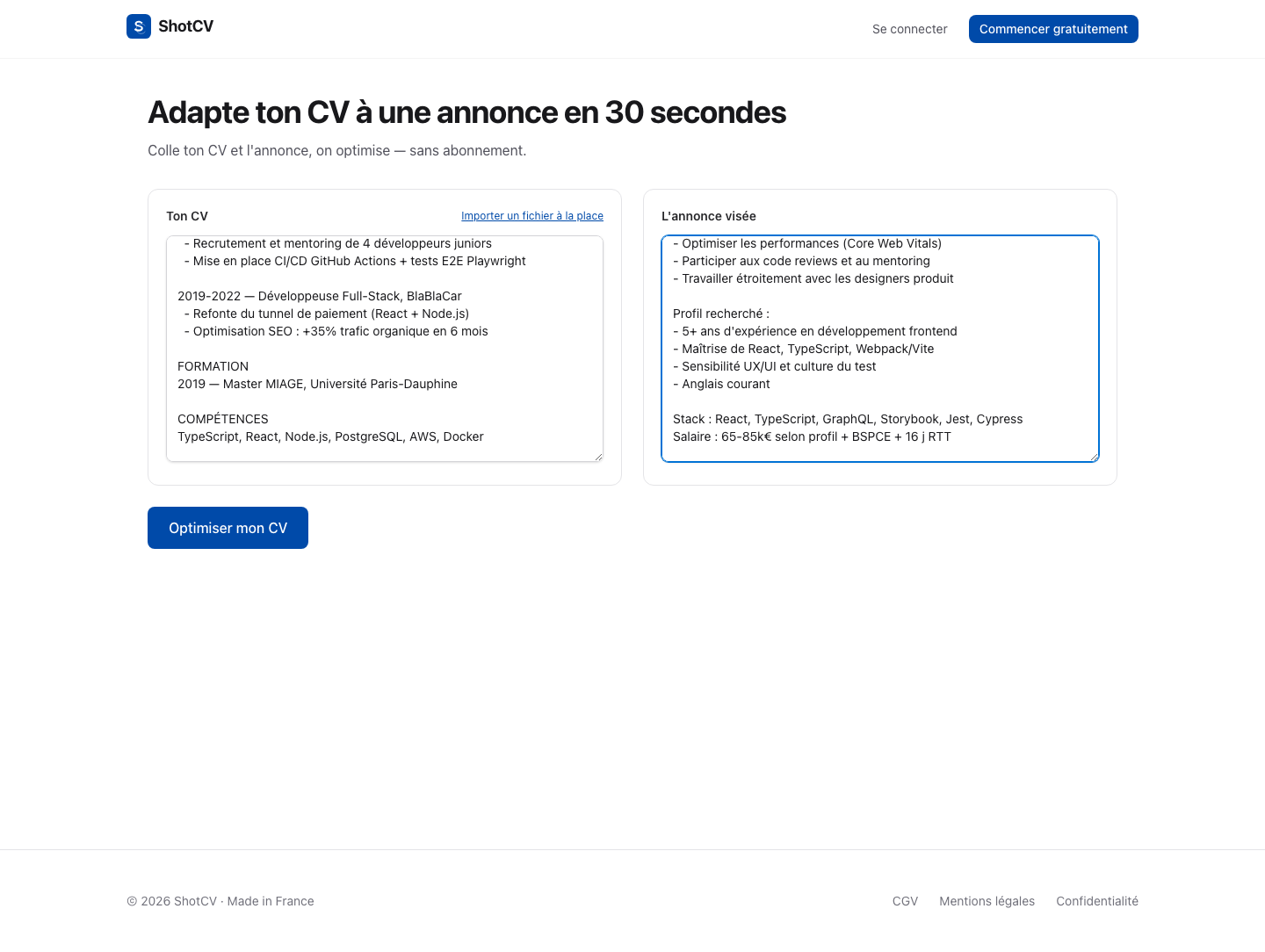 AI-targeted CV boost